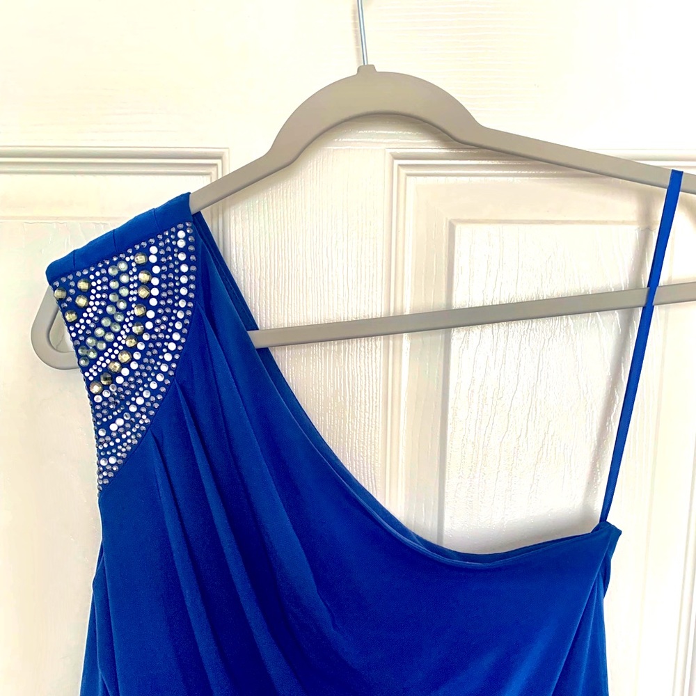 Cocktail blue dress